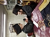  Veretzky Rebbe bids farewell to Liska Rebbe on Motzei Shabbos, 5/20/2017