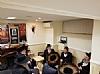 Liska Rebbe at Shiva for Reb Yechiel Michel Katz Z