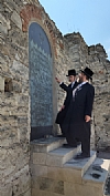 הרב פנחס עזרא פריעדלאנדער אין ליסקא ביים הייליגן ציון און ביים הייליגן שוהל ביקור בארץ ישראל, 6/27/2022