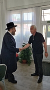 הרב פנחס עזרא פריעדלאנדער אין ליסקא ביים הייליגן ציון און ביים הייליגן שוהל ביקור בארץ ישראל, 6/27/2022