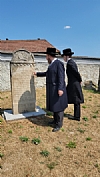 הרב פנחס עזרא פריעדלאנדער אין ליסקא ביים הייליגן ציון און ביים הייליגן שוהל ביקור בארץ ישראל, 6/27/2022