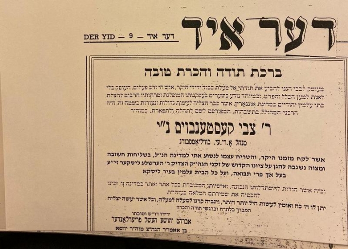 , , מאיר זעליג ריספּלער, ezra friedlander