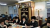 HaRav Sholom Chaim Friedlander grandfather, HaRav Avrohom Friedlander Hivnover Rebbe great-uncle, HaRav Sender Friedlander father, HaRav Yaakov Mordechai Weinberger mohel, Liska Rebbe great-grandfather, Riminover Rebbe grandfather, Reb Duvid Wassertheil great-grandfather
