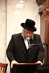 הרב מנחם מענדל וויינבערגער, יושב ראש המסיבה