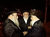 Harav Yitzchok Stein, Karlsberger Beis Din; Liska Rebbe Shlita; Harav Chaim Tzvi Ehrenreich, Shemloyar Rav Shlita