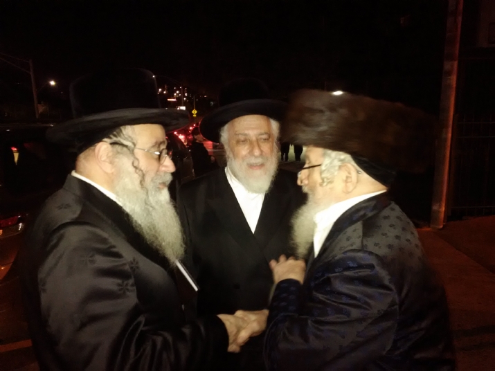 Harav Yitzchok Stein, Karlsberger Beis Din; Liska Rebbe Shlita; Harav Chaim Tzvi Ehrenreich, Shemloyar Rav Shlita, Chaim Tzvi Ehrenreich,ShomloyarRav, Faltichaner, ezra friedlander