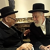 Liska Rebbe with Reb Chaim Blochsenheim 