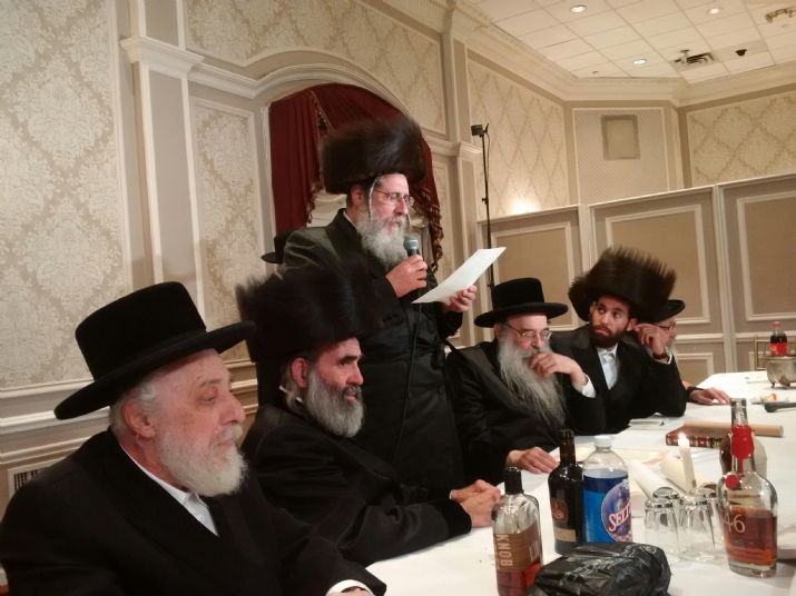 Liska Rebbe, Harav Tzvi Weiss, Uheler Rav; Rav Yosef Frankel, Vyelipoler Rov, chosson, Vyelipoler,Uheler,אוהעל, , ezra friedlander