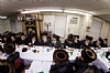 Ezra Friedlander, Reb Duvid Moskovits Rosh Kehillah Skulen - Mechuten of Liska Rebbe, Rav Pesach Korb - Bas Yisroel, Liska Rebbe, Rabbi Avrohom Yehoshia Heshel Friedlander - Hivnover Rav, Admor Mzititchov- Beer Sheva, HaRav Yosef Tzvi Laufer, Harav Shaul Knoblach, , Av Bais Din Brezsin, HaRav Shulem Chaim Friedlander, HaRav Naftule Lenchevsky
