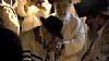 Liska Rebbe at Kidush Levana Motzei Yom Kippur