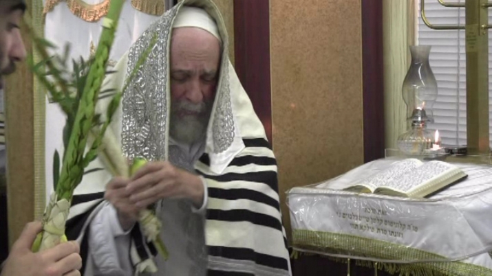 Liska Rebbe on Hoshana Rabba 5773 - 2012, , , ezra friedlander